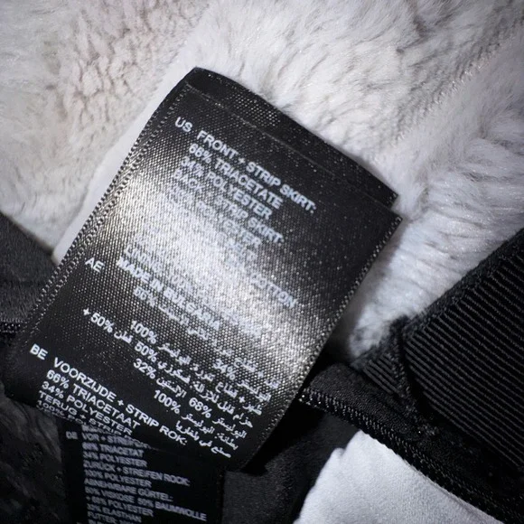 Sandro Paris Women's Small Black Swiss Dot Tiered Ruffle Dress Coquette Luxury - Picture 12 of 15